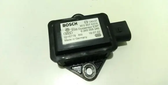 Audi A8 S8 D3 4E ESP acceleration yaw rate sensor 8E0907637A 0265005245