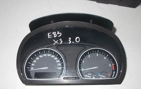BMW X3 E83 Speedometer (instrument cluster) 341312701