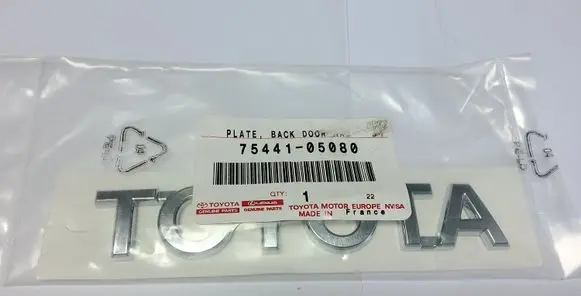 Toyota Avensis T270 Other badges/marks 7544105080