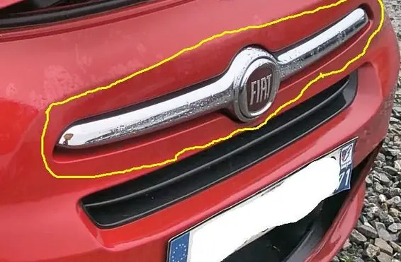 Fiat 500X Front bumper upper radiator grill 735614549 07356145490 51944206