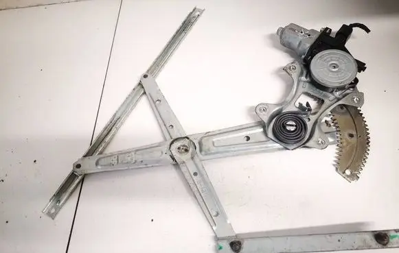 Sliding door window regulator with motor