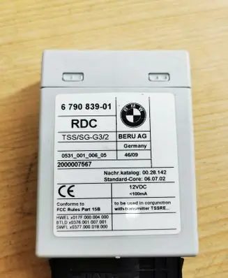 BMW 7 F01 F02 F03 F04 Tire pressure control unit 6790839