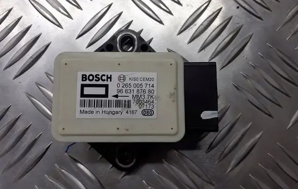 Peugeot 407 ESP (stability system) control unit 9663187680