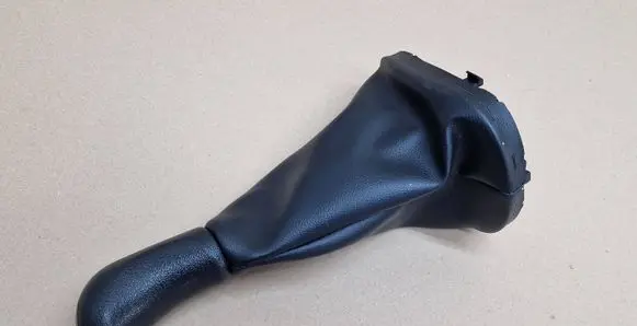 Dacia Sandero II Gear lever shifter trim leather/knob 