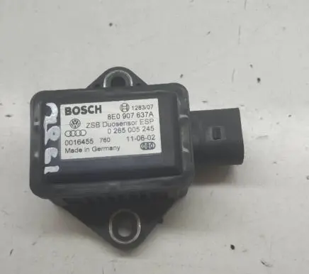 Audi A6 S6 C5 4B ESP acceleration yaw rate sensor 8E0907637A 0265005245