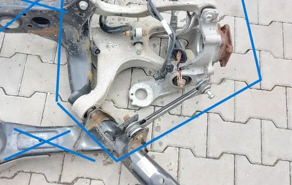Porsche Macan (95B) Rear wheel hub PORMAC