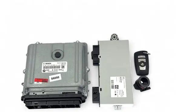 BMW 5 F10 F11 Engine ECU kit and lock set 8510643 0281016938 13618510643