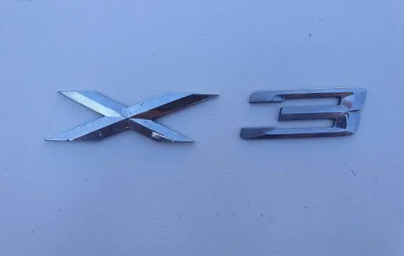 BMW X3 E83 Manufacturers badge/model letters 