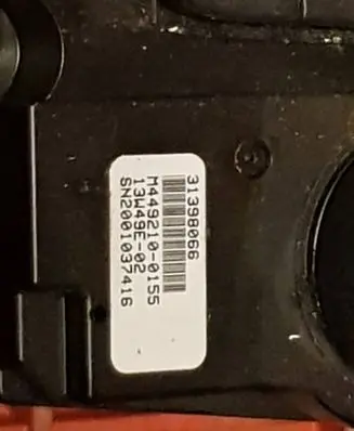 Volvo XC60 Climate control unit 31398066