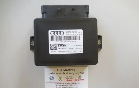 Audi A8 S8 D4 4H Brake system control unit/module 4H0907801A 4H0907801H