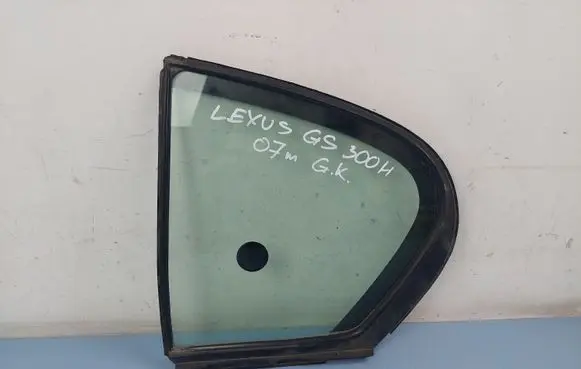 Lexus GS 300 350 430 450H Rear vent window glass E643R00014 43R00014