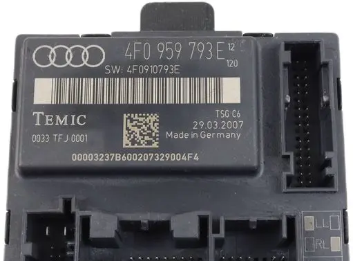 Audi A6 S6 C6 4F Door control unit/module 4F0959793E 0033TFJ0001 4F0910793E