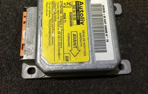 Peugeot 206 Airbag control unit/module 9636894080 550541500