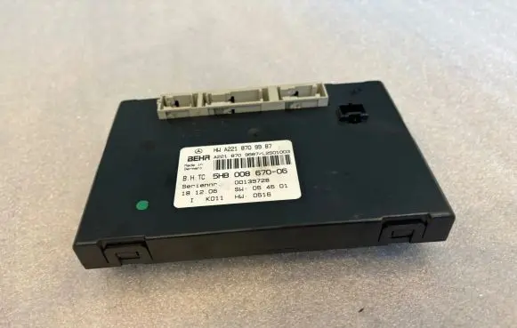 Mercedes-Benz S W221 Air conditioning/heating control unit A2218709987 5HB00867006 2218709987
