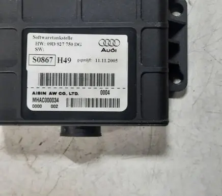 Audi Q7 4L Gearbox control unit/module 09D927750DG MHAC000034