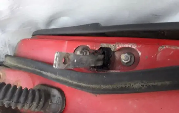 Mazda 323 F Front door check strap stopper ISED