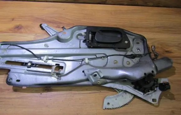 Renault Laguna I Sliding door window regulator with motor 5185