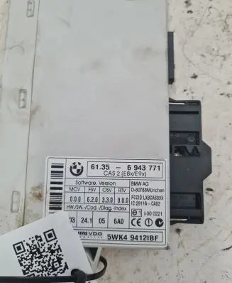 BMW 3 E90 E91 Central body control module 6943771