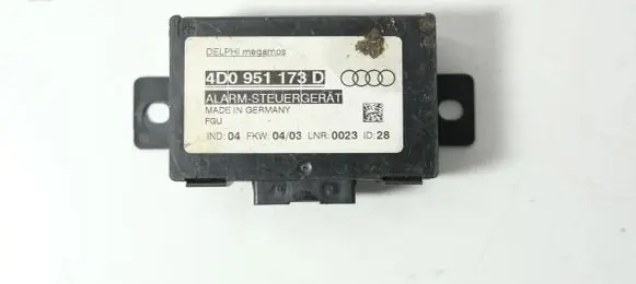 Audi A6 S6 C5 4B Alarm control unit/module 4D0951173D