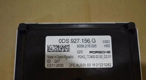 Porsche Panamera (971) Trunk lid opening control unit 0DS927156G55525