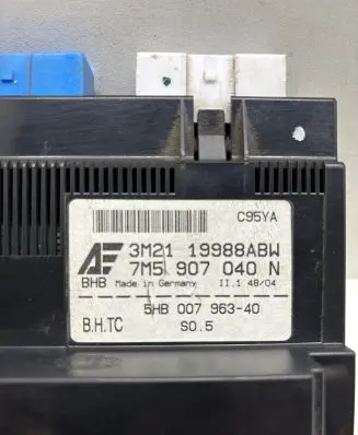 Ford Galaxy Climate control unit 7M5907040N 3M2119988ABW 5HB00796340