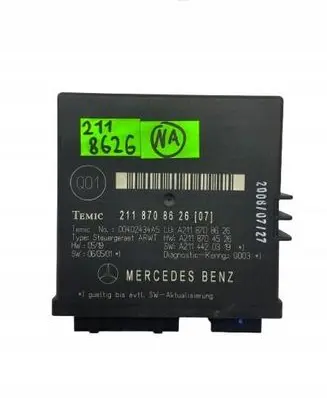 Mercedes-Benz E W211 Tailgate/trunk control unit/module A2118708626