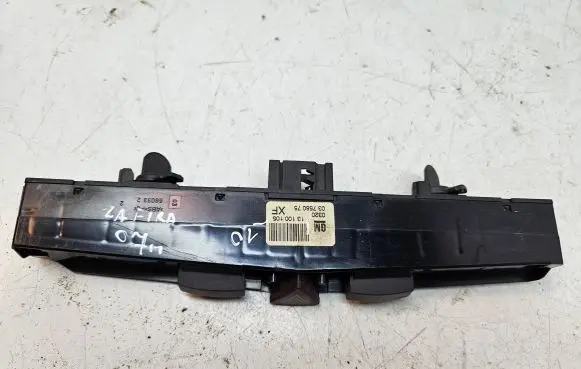 Opel Zafira B Hazard light switch 13100105