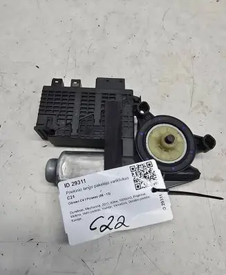 Citroen C4 I Picasso Front door window regulator motor 9674032580