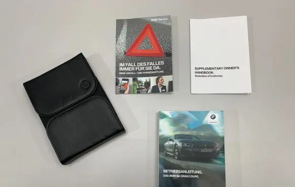 BMW M8 F91 F92 G14 G15 Owners service history hand book 