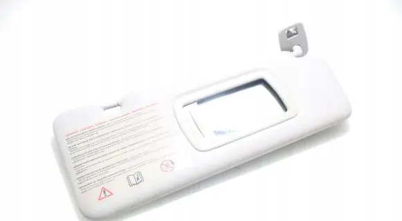 Sun visor clip/hook/bracket