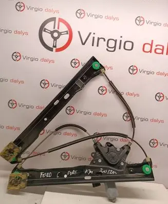 Front door window regulator with motor