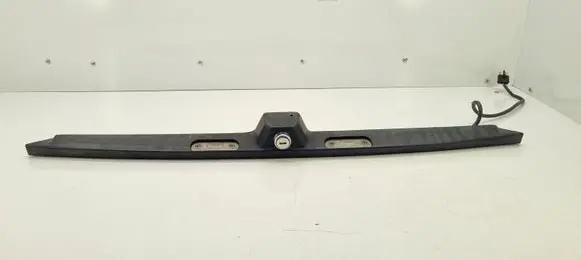 Trunk door license plate light bar