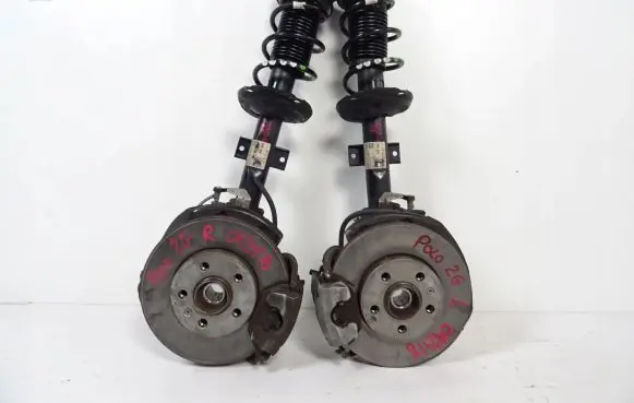 Volkswagen Polo VI Front wheel hub spindle knuckle 2Q0256AF