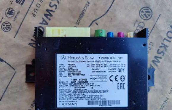 Mercedes-Benz CLA C117 X117 W117 Bluetooth control unit module A2139008013