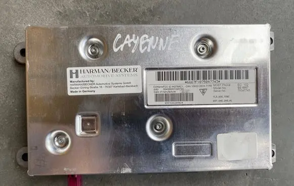 Porsche Cayenne (9PA) Phone control unit/module 7L5035729C 99764620901