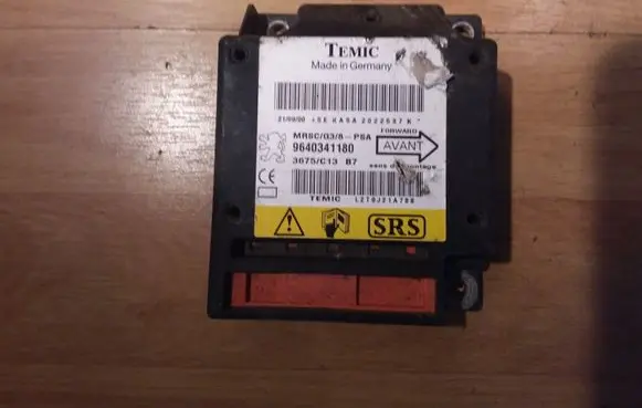 Peugeot 607 Airbag control unit/module 9640341180