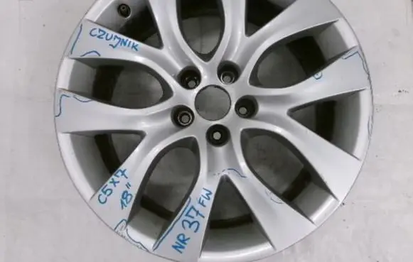 Citroen C5 R16 steel rim 9673000880