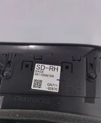 Subaru Outback (BT) Cabin air duct channel 66110AN10A