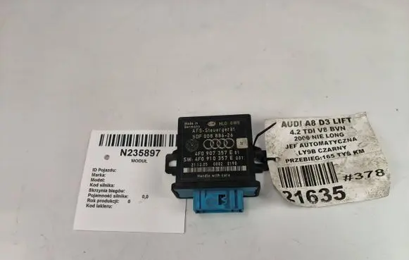 Audi A8 S8 D3 4E Light module LCM 4F0907357E 5DF00888626 4F0910357E