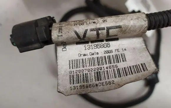 Opel Signum Parking sensor (PDC) wiring loom 13195866 XTE