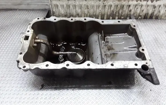 Opel Corsa D Oil sump 9128621 0077007