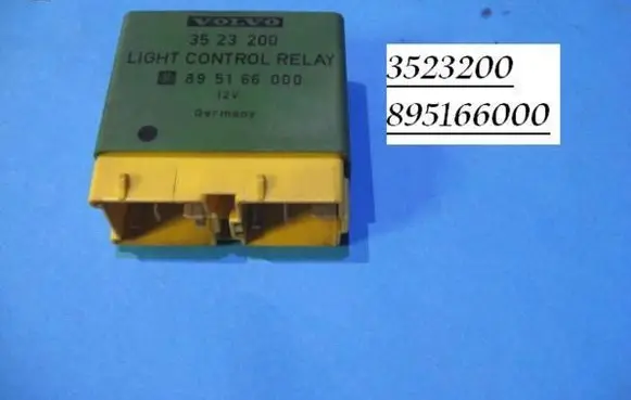 Volvo S40, V40 Light relay 3523200 895166000