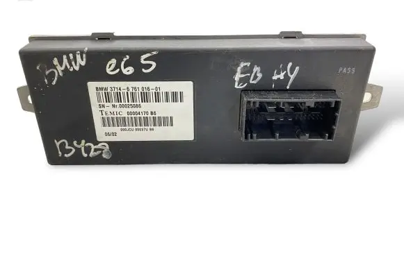 BMW 7 E65 E66 Other control units/modules 6761016 37146761016 00025086