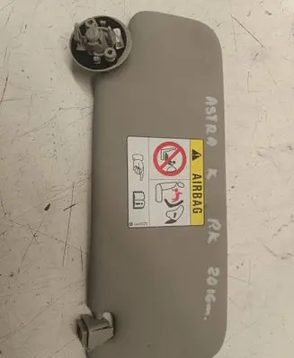 Opel Astra K Sun visor 39046143