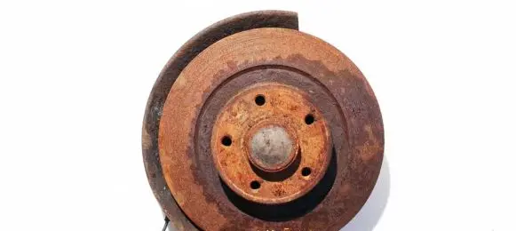 Renault Laguna III Rear brake disc neventiliuojamas
