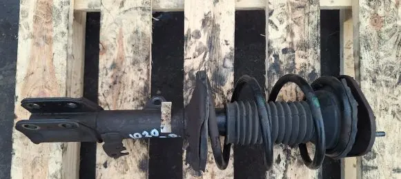 Front shock absorber with coil spring