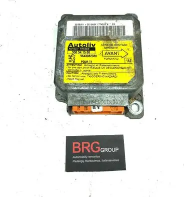Peugeot 206 Airbag control unit/module 9643082380 550541500 28406130