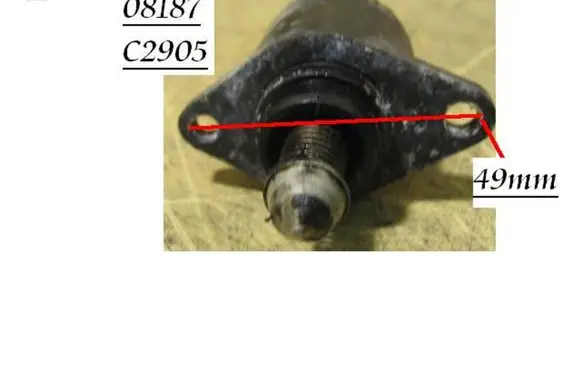 Opel Zafira A Idle control valve (regulator) 08187 C2905