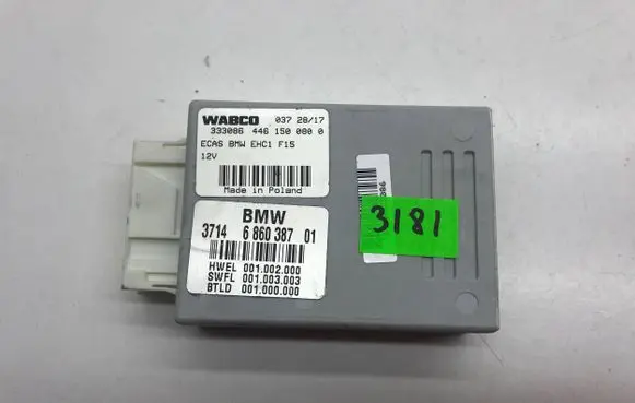 BMW X5 F15 Air suspension control unit module (rear) 6860387 4461500800 001002000