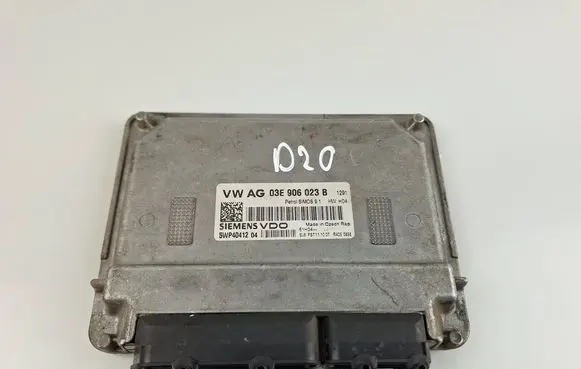 Volkswagen Polo V 6R Engine control unit/module 03E906023B 5WP40412